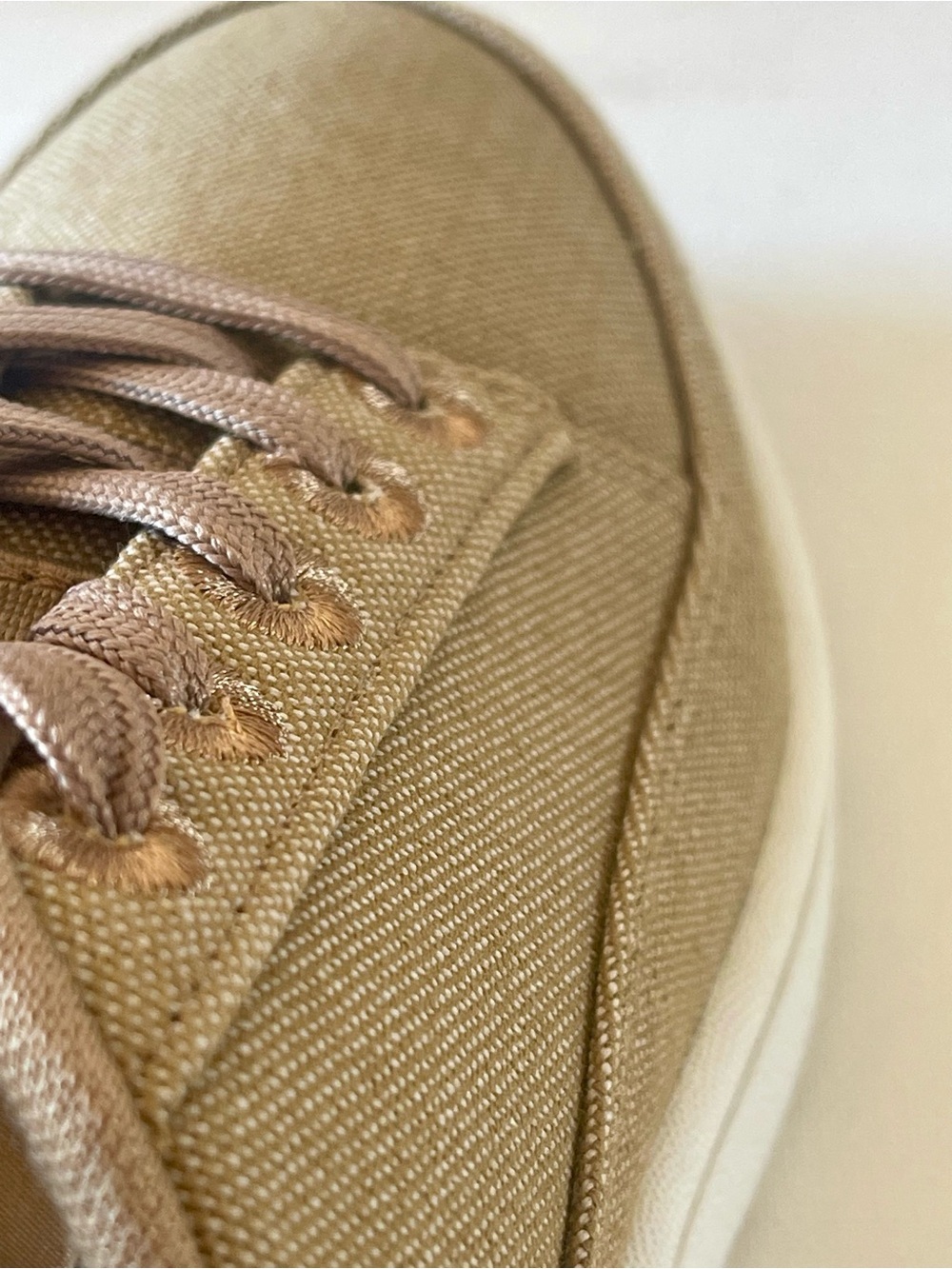 NEW ALLBIRDS CANVAS PACERS HAZY BEIGE SKATER CHIC SNEAKER WOMENS SIZE 6 - Picture 6 of 14